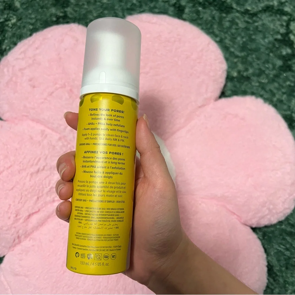 Benefit The POREfessional Tight N Toned Pore-refining AHA +PHA Foam June sale